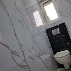 Płyta PVC Biały Marmur Połysk 280 cm x 122 cm - obrazek 4