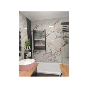 Płyta PVC Biało Złoty Marmur 280 cm x 122 cm - obrazek 5