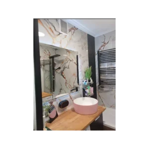 Płyta PVC Biało Złoty Marmur 280 cm x 122 cm - obrazek 4