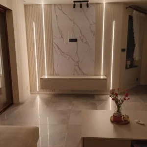 Płyta PVC Biały Marmur Połysk 280 cm x 122 cm - obrazek 4