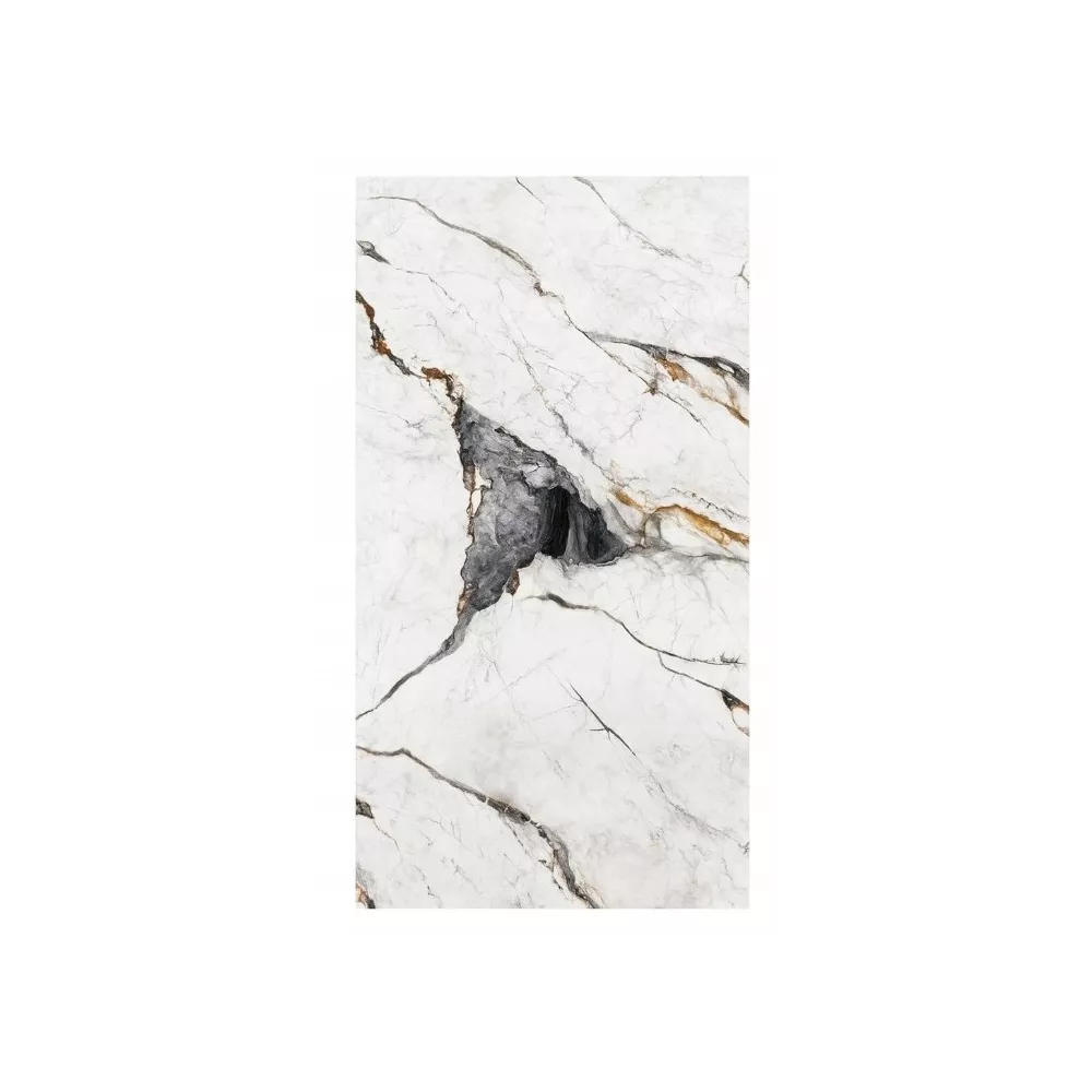 Płyta PVC Burzowy Marmur Połysk 280 cm x 122 cm z kamienia naturalnego do wykończenia wnętrz lub elewacji