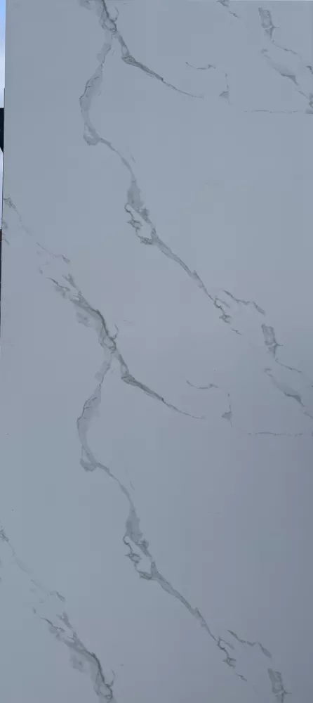 Płyta PVC Biały Marmur Mat 280 cm x 122 cm z kamienia naturalnego do wykończenia wnętrz lub elewacji