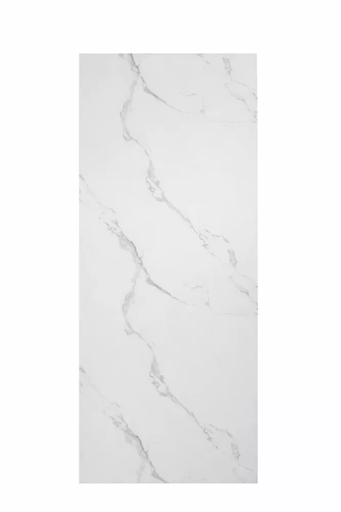 Płyta PVC Biały Marmur Mat 280 cm x 122 cm z kamienia naturalnego do wykończenia wnętrz lub elewacji