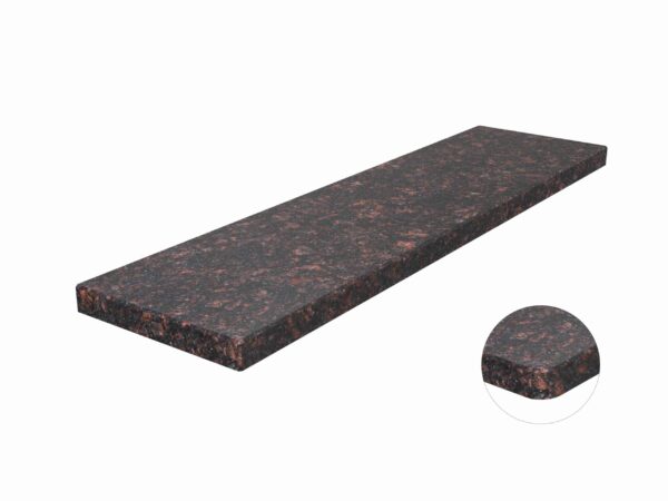 Parapet granitowy Tan Brown 2cm Parapet granitowy Tan Brown 2cm — Naturalny granit, wewnątrz i na zewnątrz budynków
