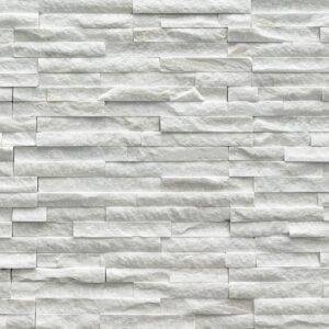 Panel ścienny łupek Stackstone Milky White 36x10x0,8-1,2 cm - obrazek 4