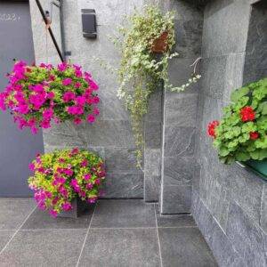 Płytki kwarcyt Silver Grey naturalny 60x30x1,2 cm - obrazek 6