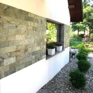 Płytki kwarcyt Silver Shine naturalny 10x30x0,8-1,3 cm - obrazek 5