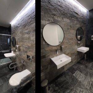 Płytki kwarcyt Silver Shine naturalny 10x30x0,8-1,3 cm - obrazek 3