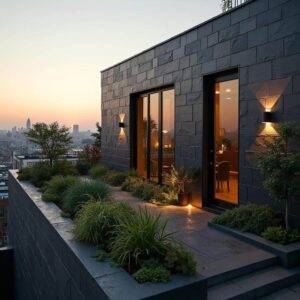 Płytki Łupek Black Slate naturalny 60x30x1 cm - obrazek 4