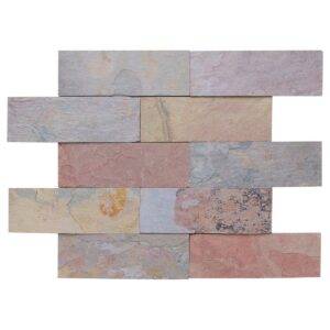 Płytki Łupek Multicolor naturalny 10x30x0,8-1,3 cm - obrazek 4