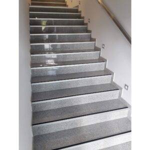 Stopień granitowy G603 New Bianco Cristal polerowany 150x33x2 cm - obrazek 6