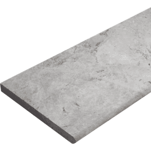Stopień marmurowy Tundra Grey szlifowany z bullnose 135x33x3 cm - obrazek 7