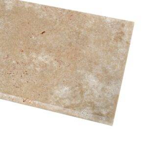 Stopień trawertynowy Classic szlifowany z bullnose 135x33x3 cm - obrazek 4