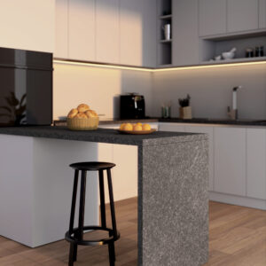 Parapet granitowy Black Antracite 2cm Satyna — Naturalny granit, wewnątrz i na zewnątrz budynków