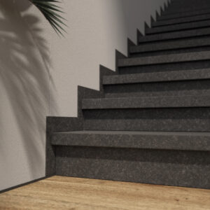 Parapet granitowy Black Antracite 2cm Satyna — Naturalny granit, wewnątrz i na zewnątrz budynków