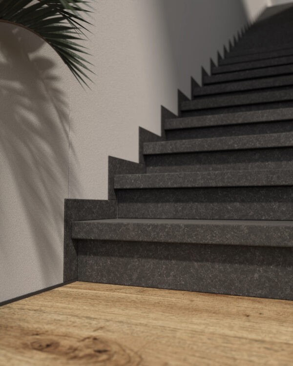 Parapet granitowy Black Antracite 2cm Satyna — Naturalny granit, wewnątrz i na zewnątrz budynków