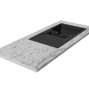 Parapet granitowy Kashmir White 2cm - obrazek 3