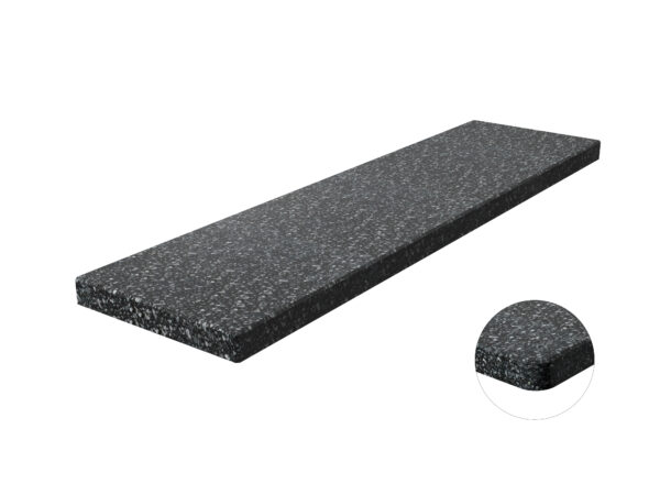 Parapet aglomarmur Nordic Black 3cm — Aglomarmur wewnętrzny, wyłącznie do zastosowań wewnątrz budynków