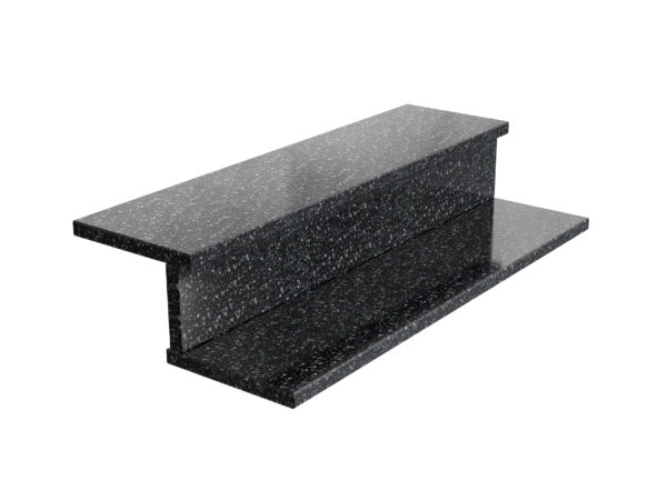 Parapet aglomarmur Nordic Black 3cm — Aglomarmur wewnętrzny, wyłącznie do zastosowań wewnątrz budynków