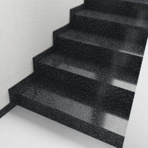 Parapet aglomarmur Nordic Black 3cm — Aglomarmur wewnętrzny, wyłącznie do zastosowań wewnątrz budynków