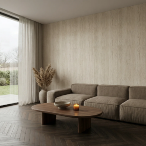 Płyta wzór trawertynu Pietra Mineral Crema 2400×1200 mm - obrazek 3