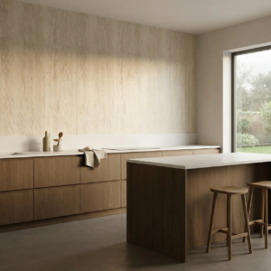 Płyta wzór trawertynu Pietra Mineral Crema 2400×1200 mm - obrazek 4