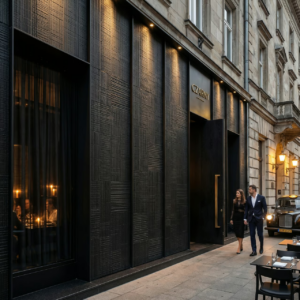 Panel ścienny kwarcowy mineral GRIDO czarny 3000×1200 mm - obrazek 4