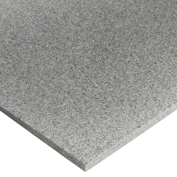 Płytki Granit G603 New Bianco Cristal płomieniowany 60x60x1,5 cm — Naturalny granit, głównie na zewnątrz budynków