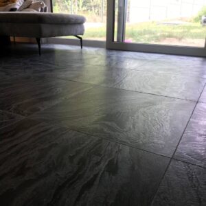 Płytki Kamienne Kwarcyt Silver Grey Leather 90x60x1,3 cm - obrazek 4