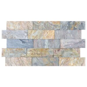 Płytki łupek Jaipur Multi naturalny 10x30x0,8-1,3 cm - obrazek 4