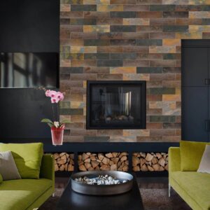 Płytki Łupek Multicolor naturalny 10x30x0,8-1,3 cm - obrazek 1