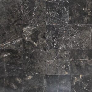 Płytki marmur Tempesta Nera szlifowane 20,3x20,3x1 cm - obrazek 6