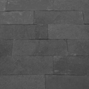 Płytki wapień Chittor Black naturalny 30x10x1-1,3 cm — Naturalny wapień, na zewnątrz i wewnątrz