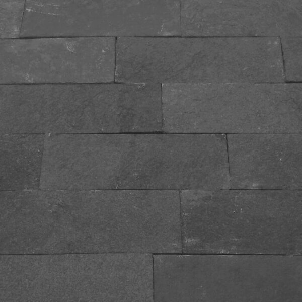 Płytki wapień Chittor Black naturalny 30x10x1-1,3 cm — Naturalny wapień, na zewnątrz i wewnątrz