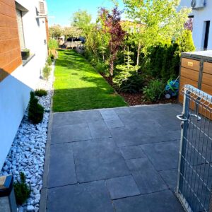 Płytki Wapień Kadappa Black naturalne 90x60x2 cm - obrazek 9