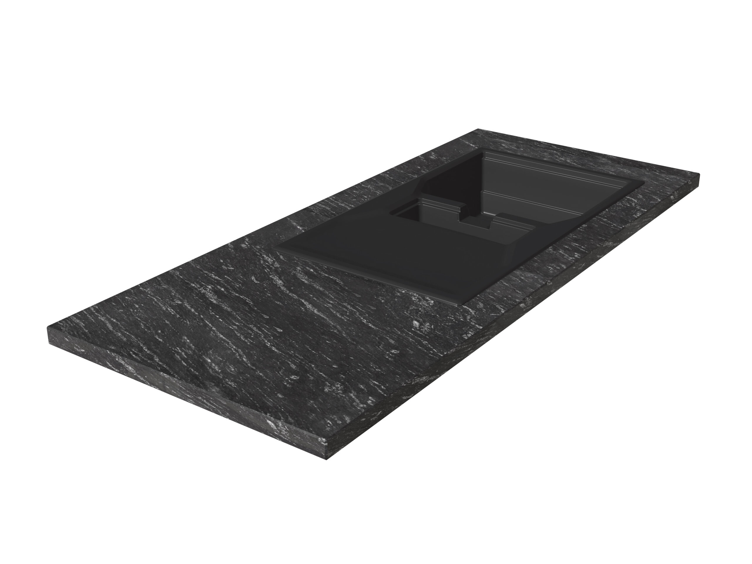 Parapet granitowy Silver Antracite 3cm
