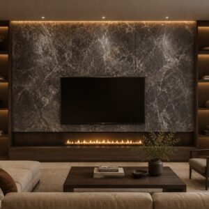 Płyta mineralna Marmo Ombra 280x120x0,3 Strukturalna - obrazek 5