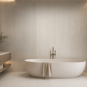 Płyta mineralna Trawertino Crema 280x120x0,3 strukturalna - obrazek 8